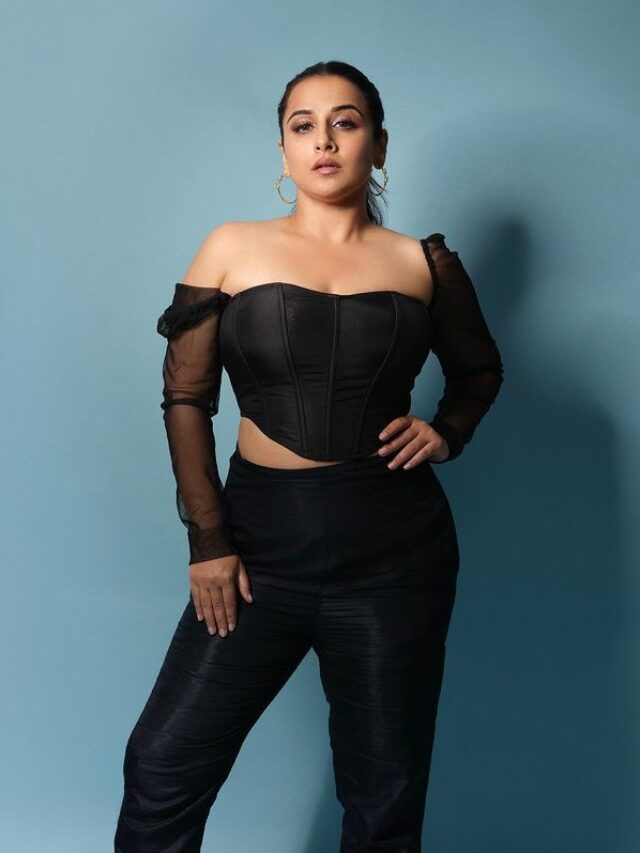 Vidya Balan looks nothing short of fierce in sizzling black outfits