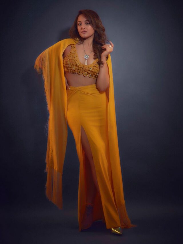 Sonakshi Sinha Turns Up The Heat In A Stunning Yellow Outfit